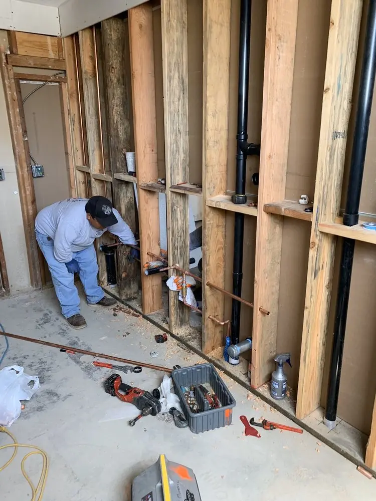 Commercial rough-in plumbing for Trenchless Sewer Repair in Villa Monterey